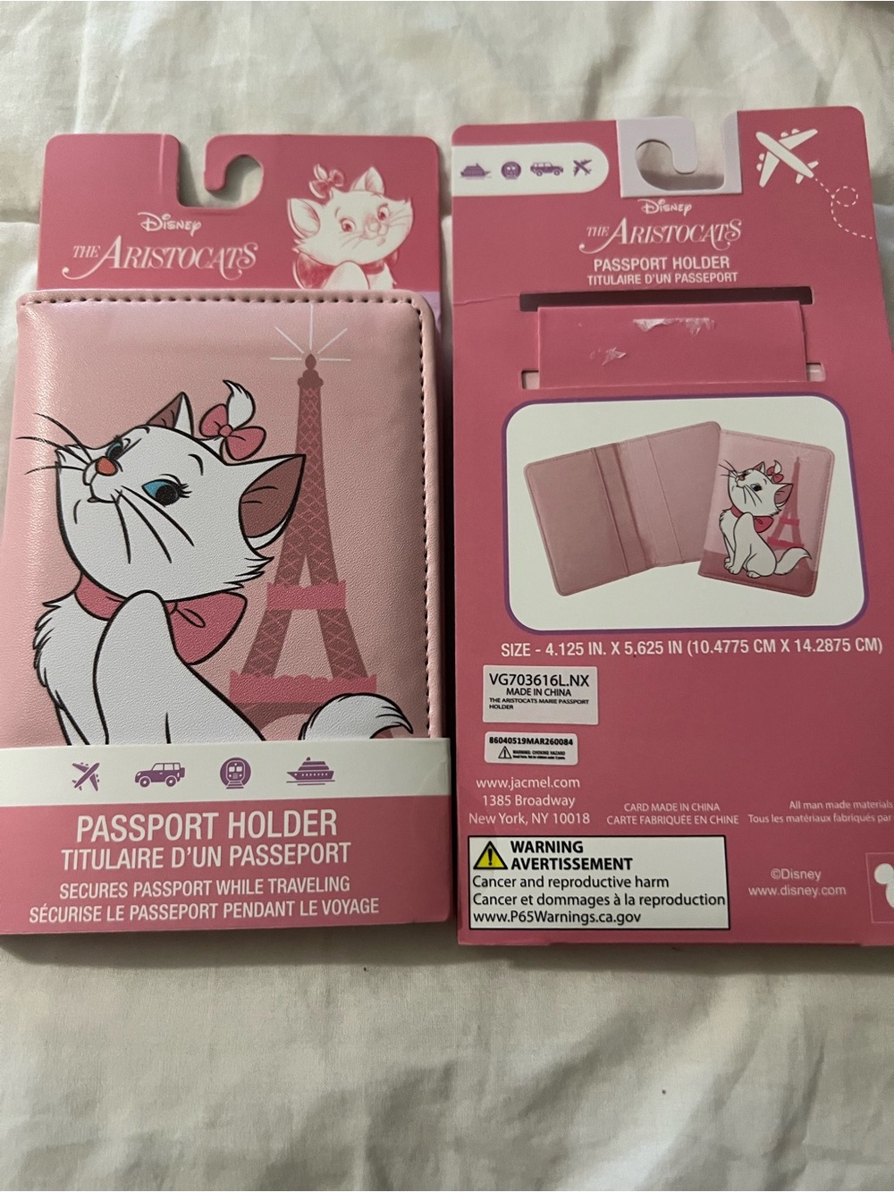 Disney The Aristocats Pink Marie Passport Holder